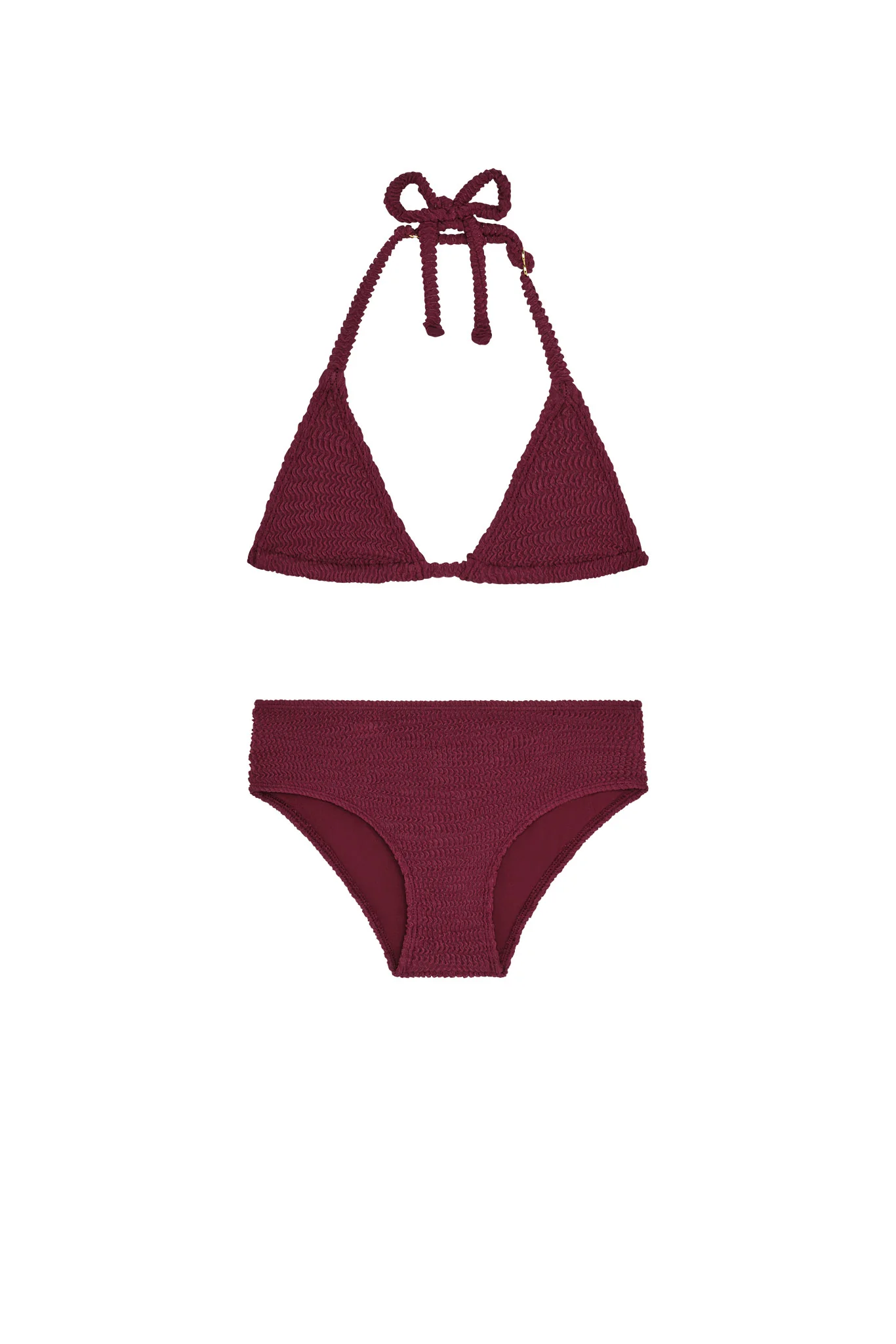 Palma Top & Seychelles Bottom Kids - Fig Crinkle