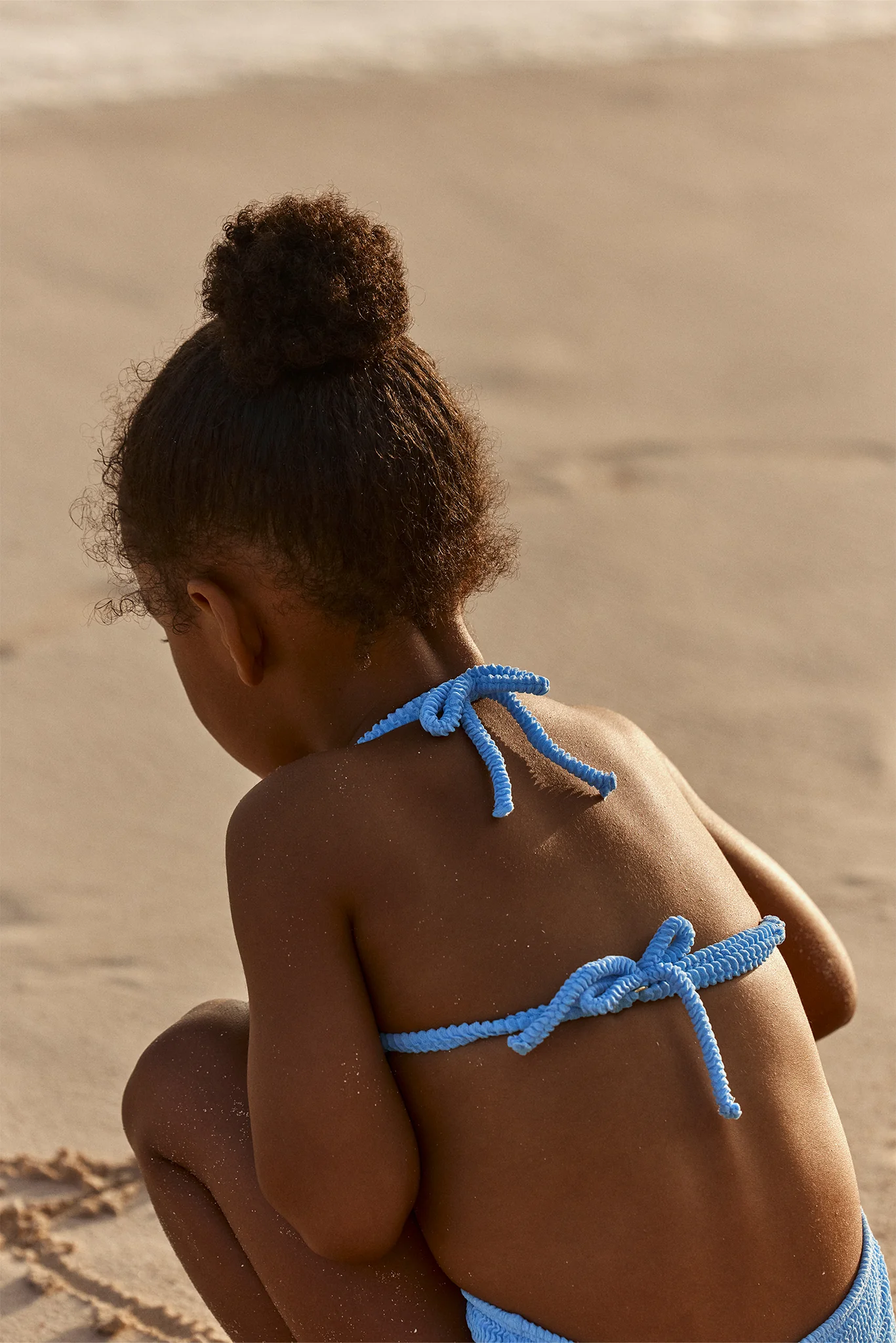 Palma Top & Seychelles Bottom Set - Azure Crinkle - Image 2