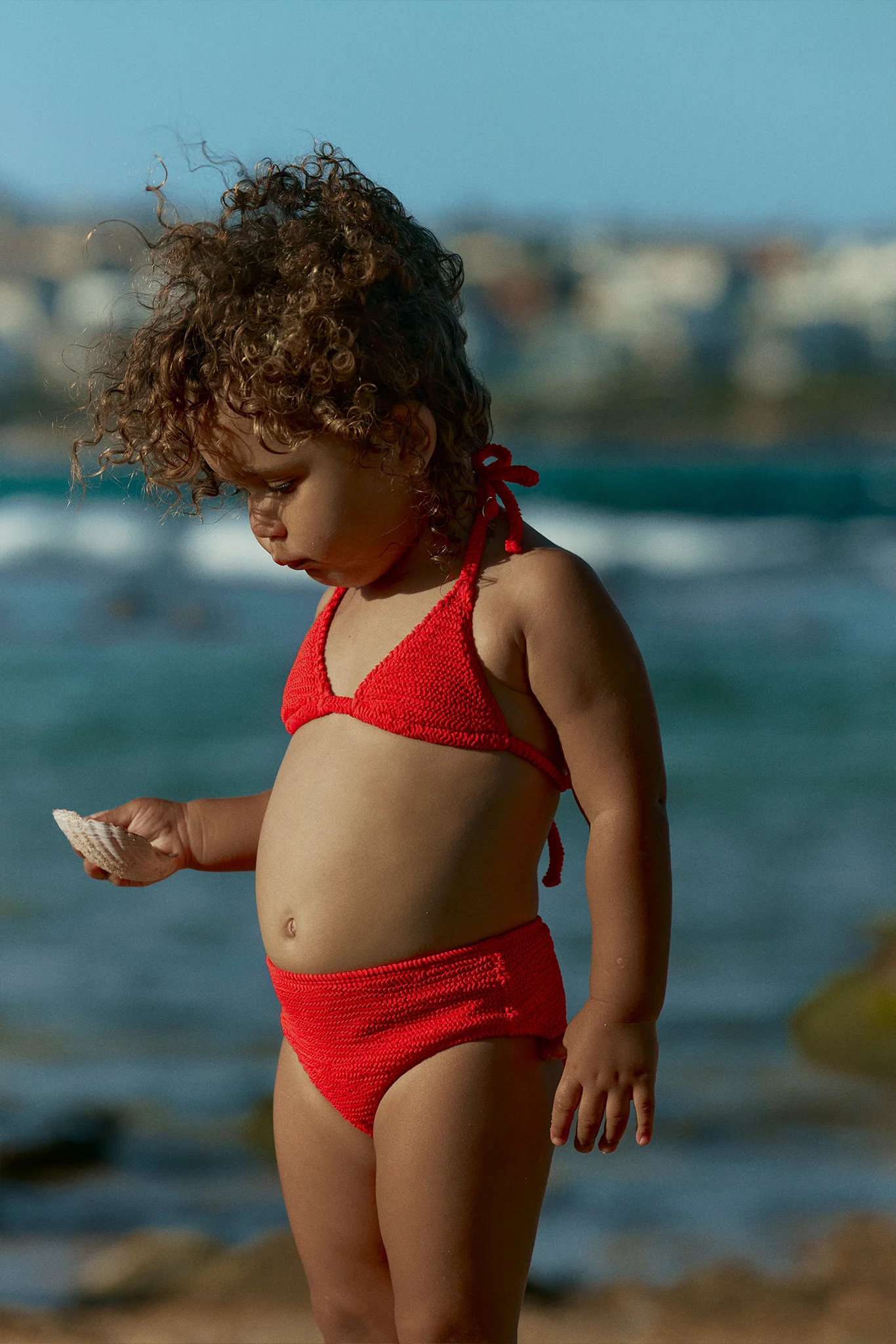 Palma Top & Seychelles Bottom Set - Chili Pepper Crinkle - Image 2