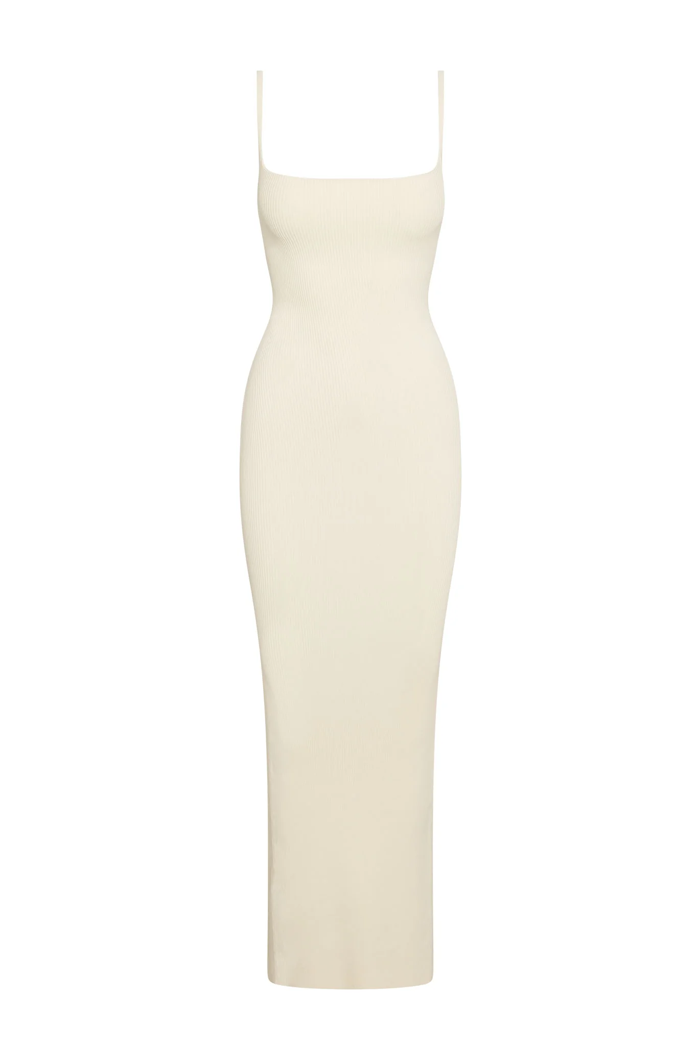 Provence Dress - Ivory Knit Rib
