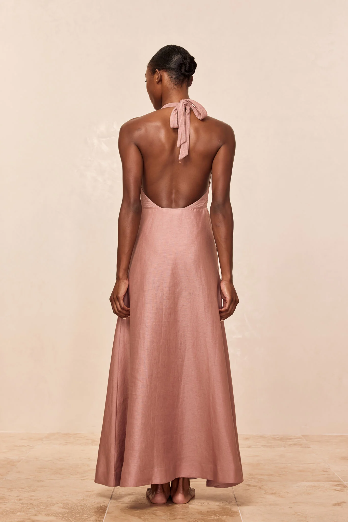 San Diego Skirt - Mauve Linen - Image 5