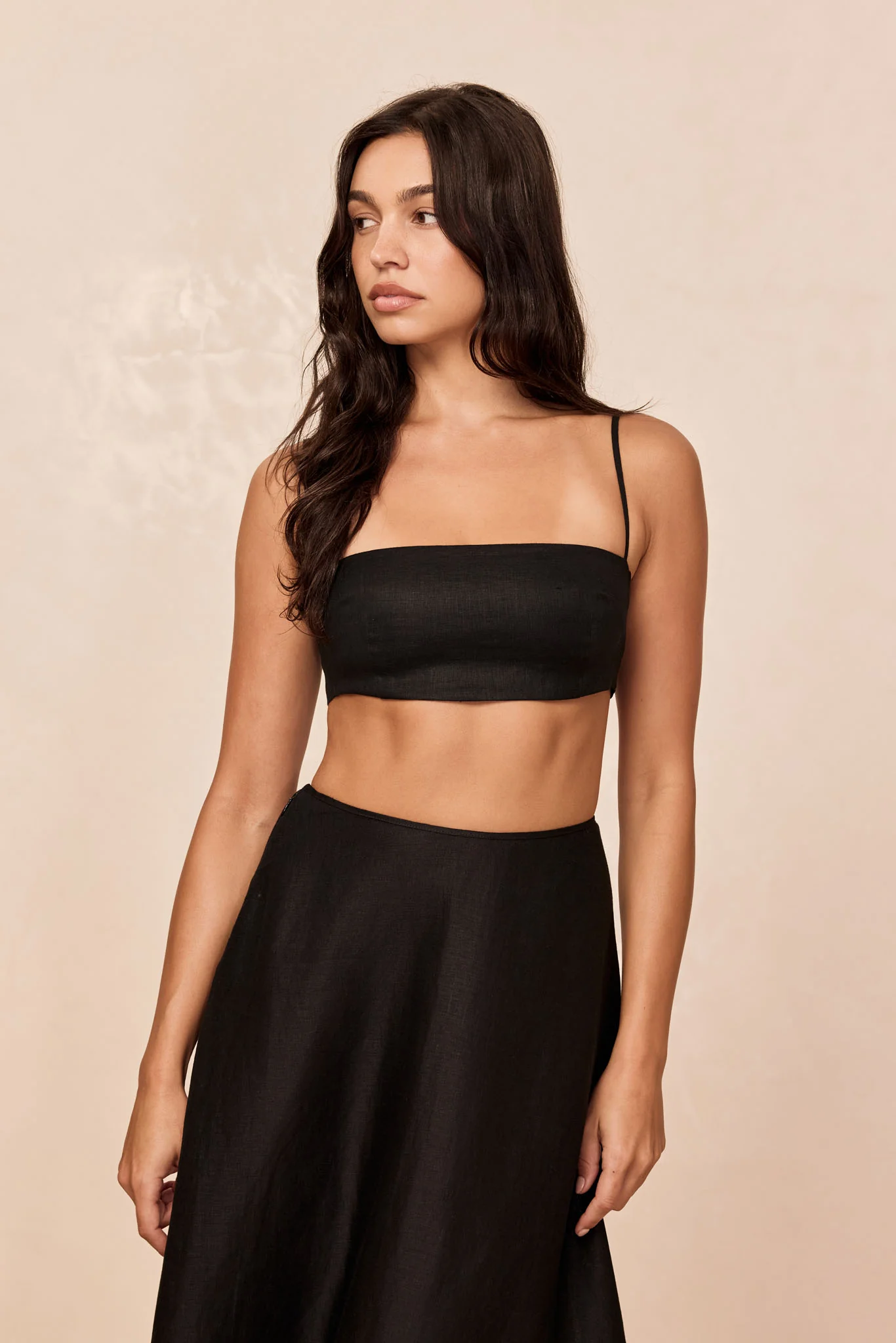 San Diego Top - Black Linen - Image 7