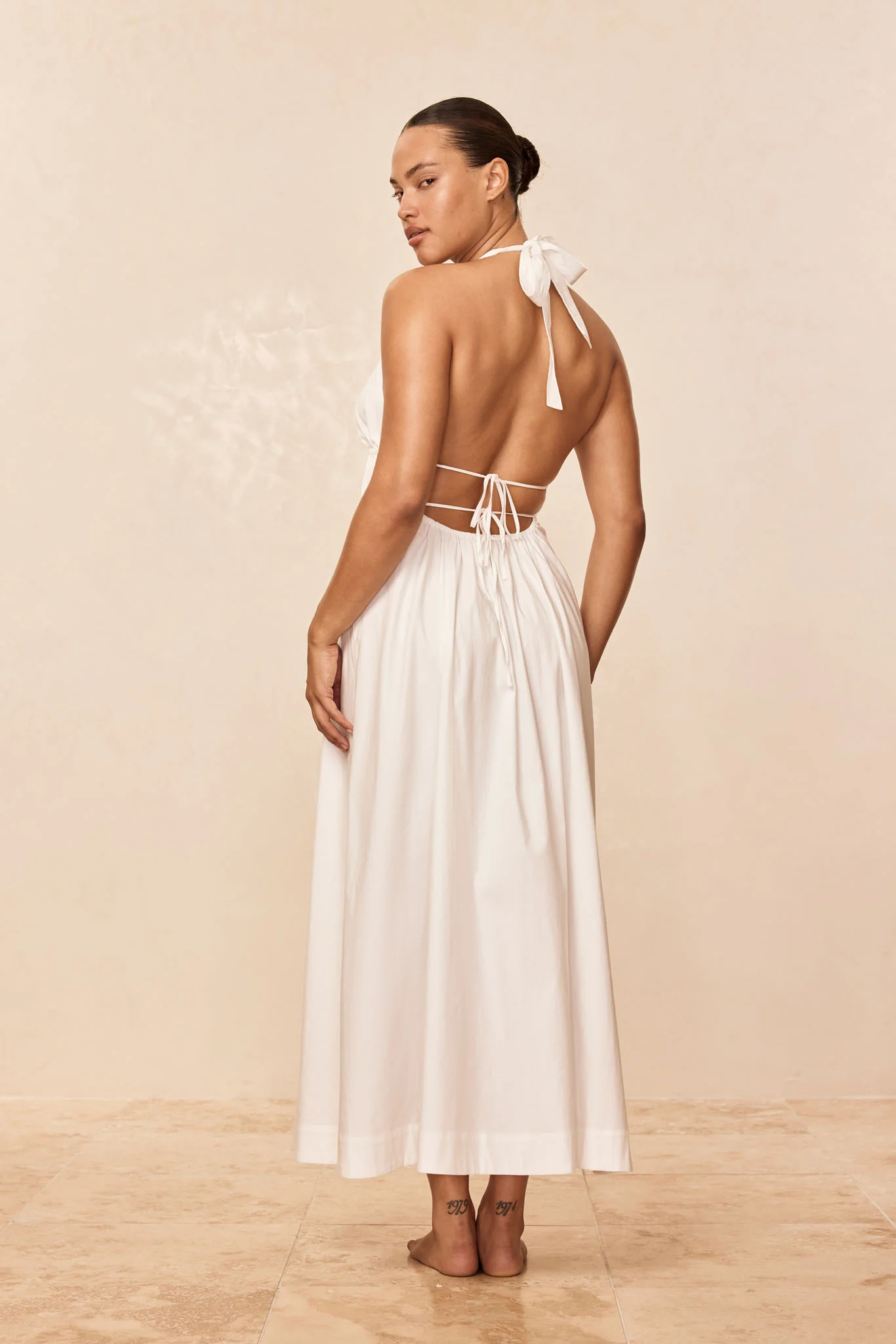 Santa Cruz Dress - White - Image 4