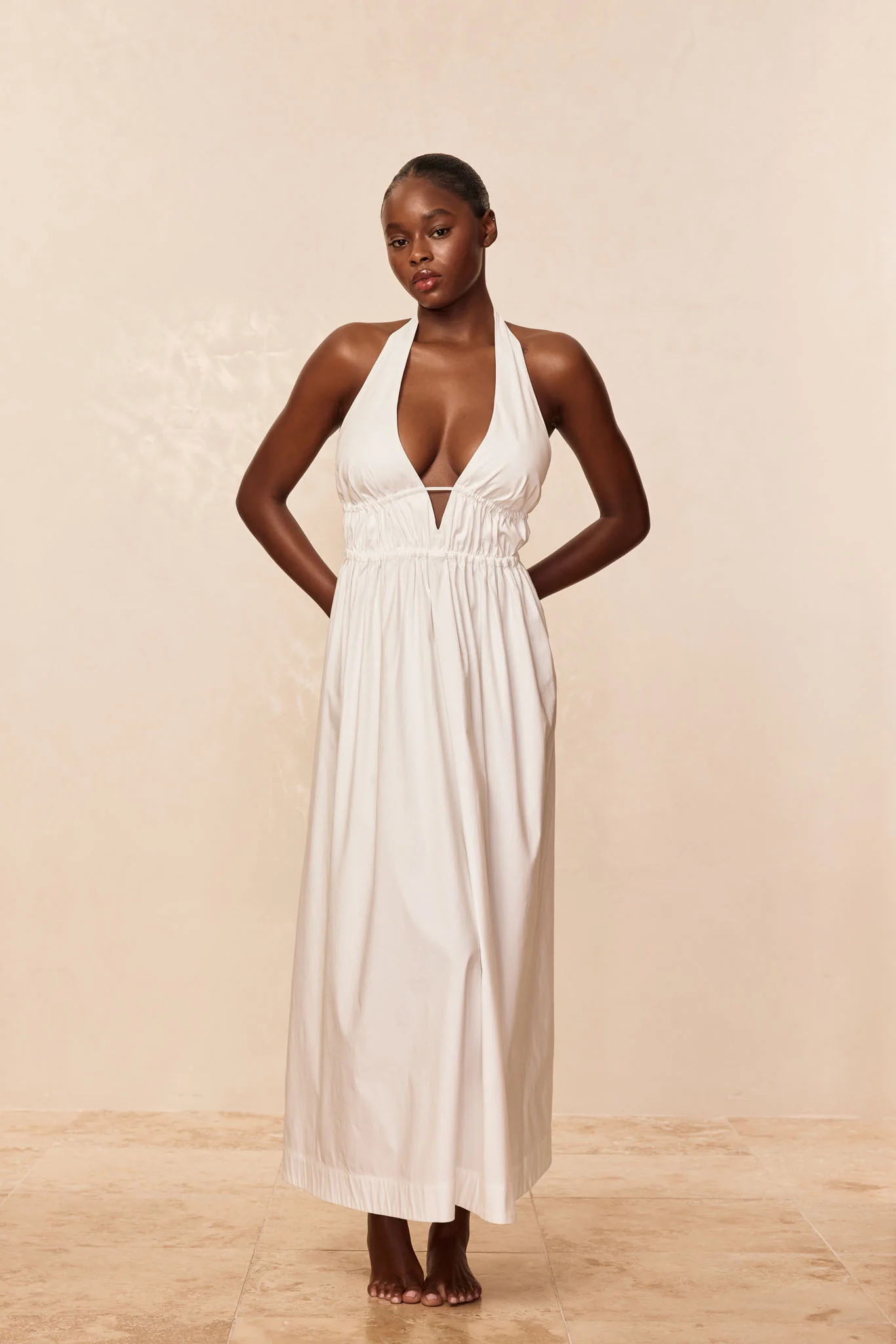 Santa Cruz Dress - White - Image 5