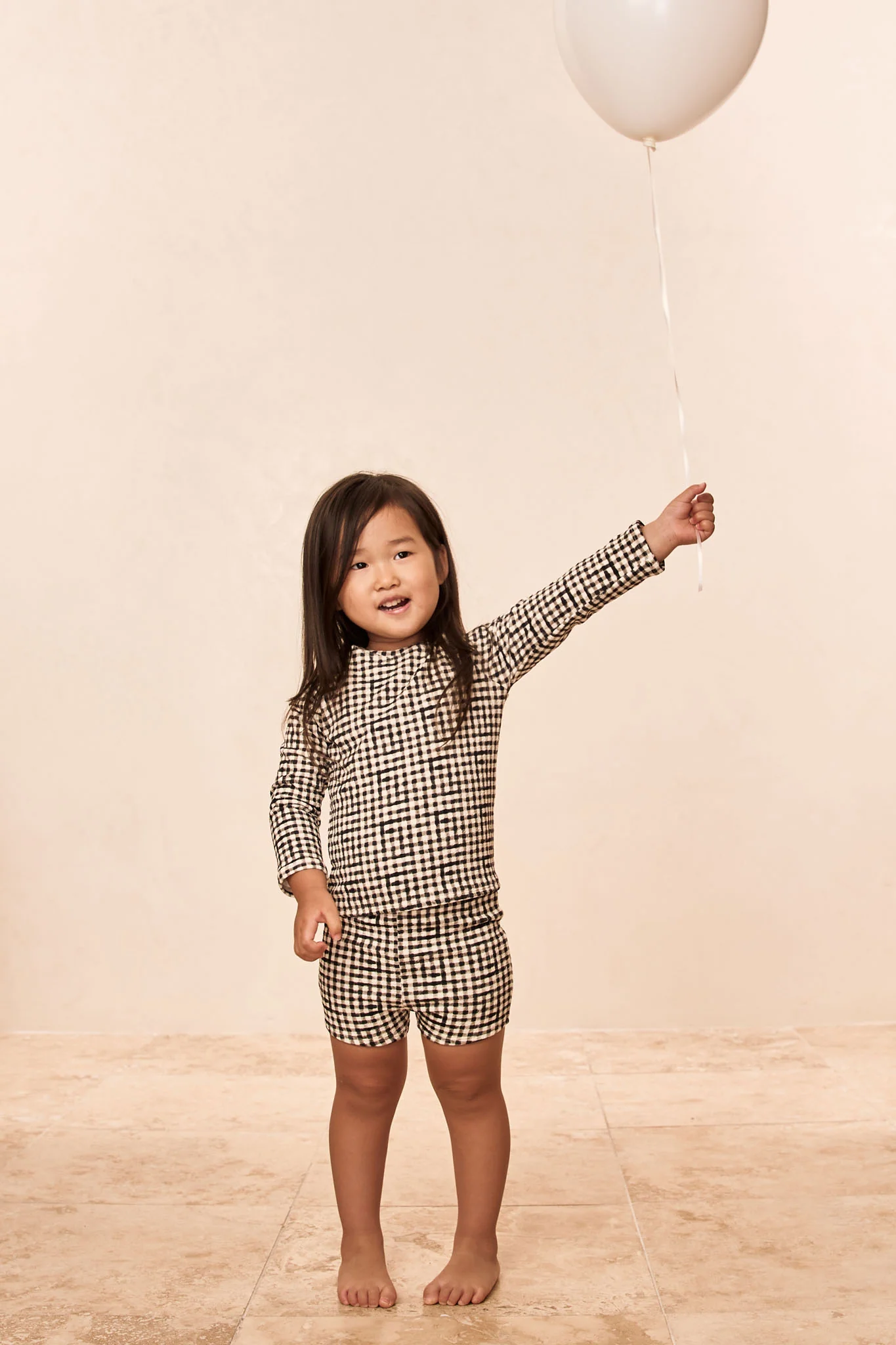 Santa Cruz Short Kids - Black Gingham - Image 3