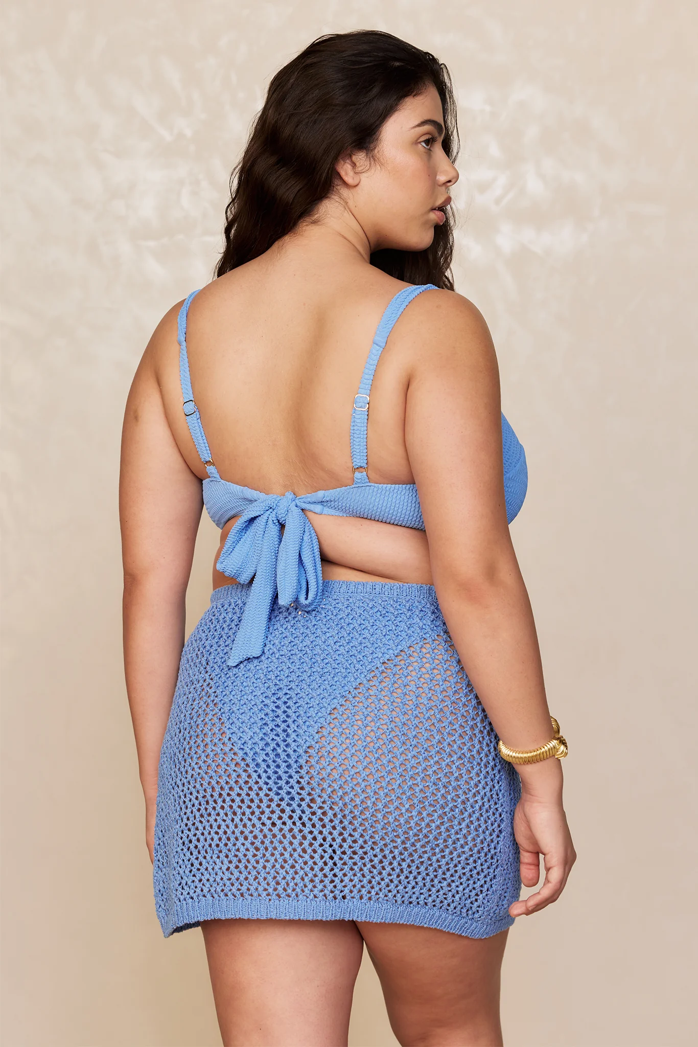 Santa Marta Sarong - Azure Petit Crochet - Image 4