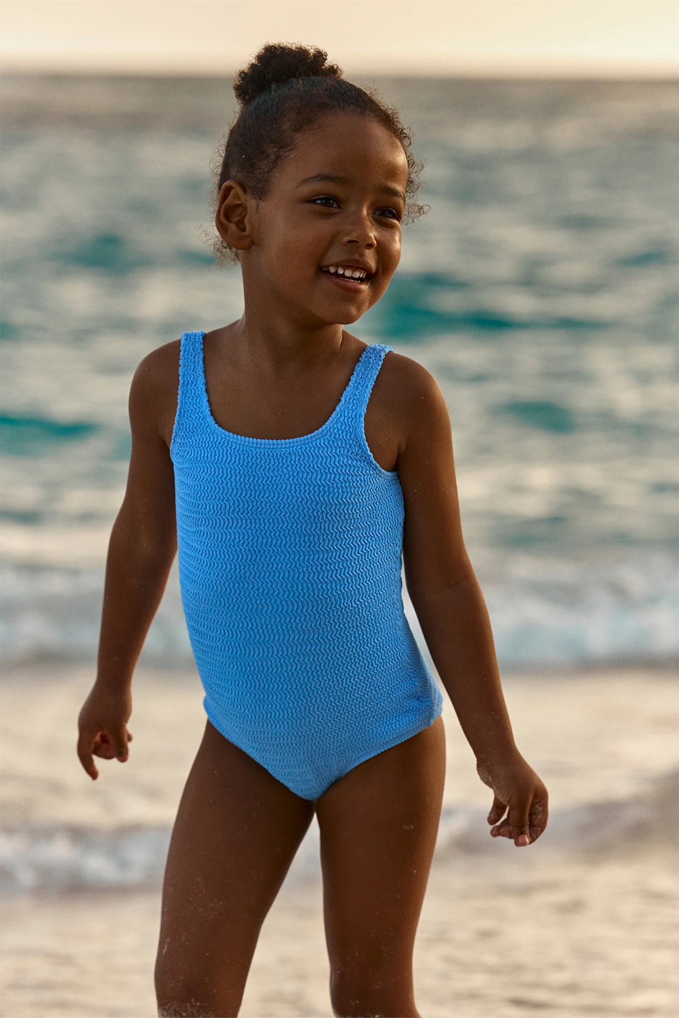 Sardinia One Piece - Azure Crinkle - Image 2