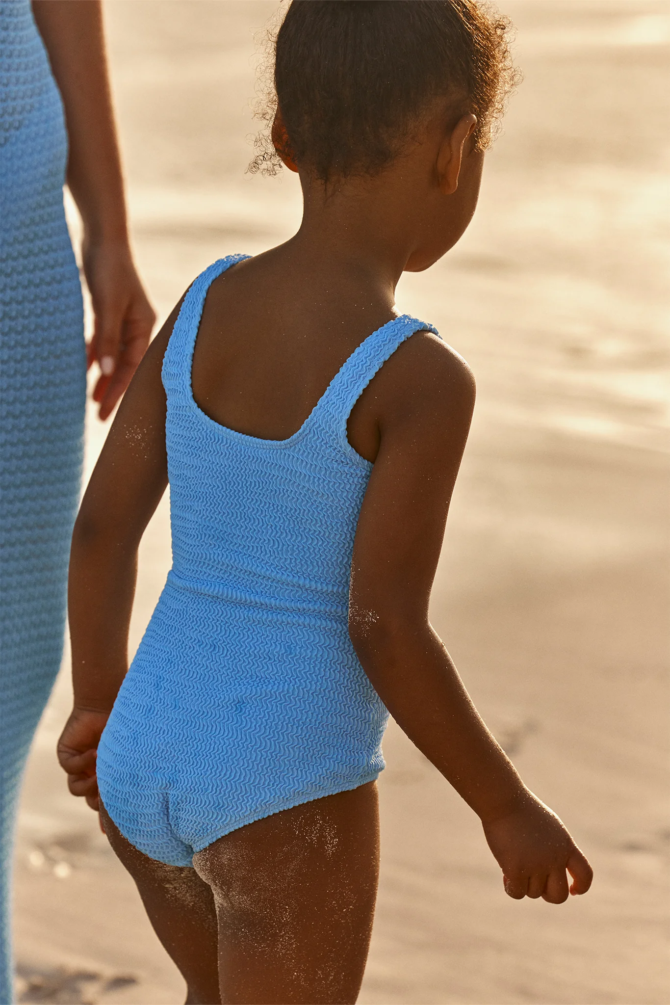 Sardinia One Piece - Azure Crinkle - Image 3