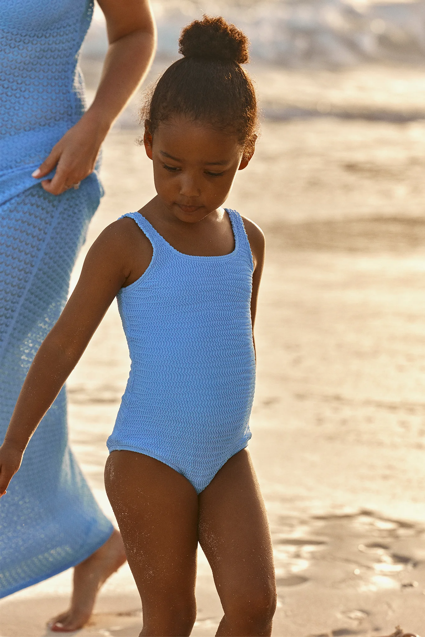 Sardinia One Piece - Azure Crinkle - Image 5