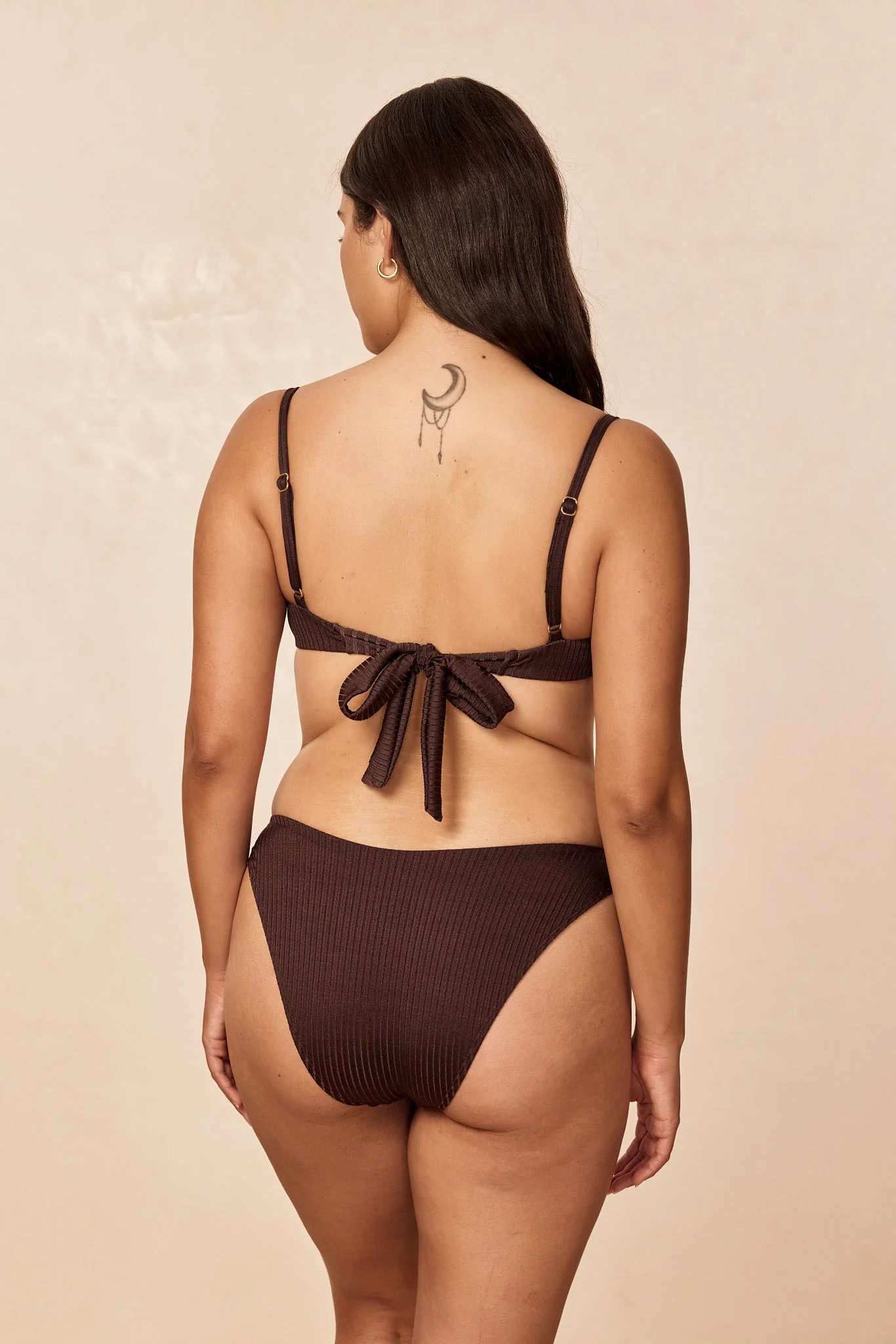 Seychelles Bottom - Espresso Wide Rib (Modest Coverage) - Image 5