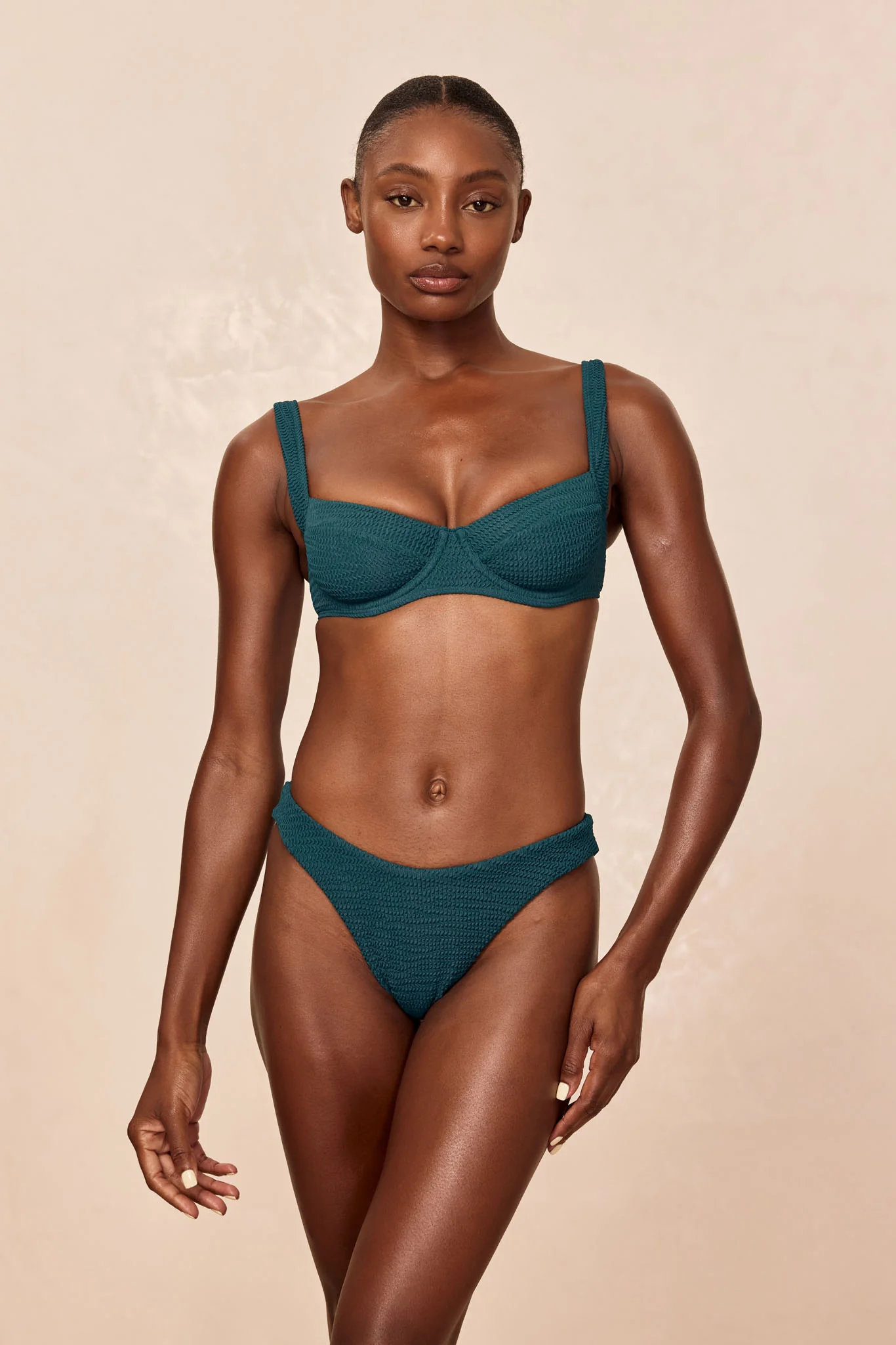 Sorrento Top - Evergreen Crinkle - Image 4