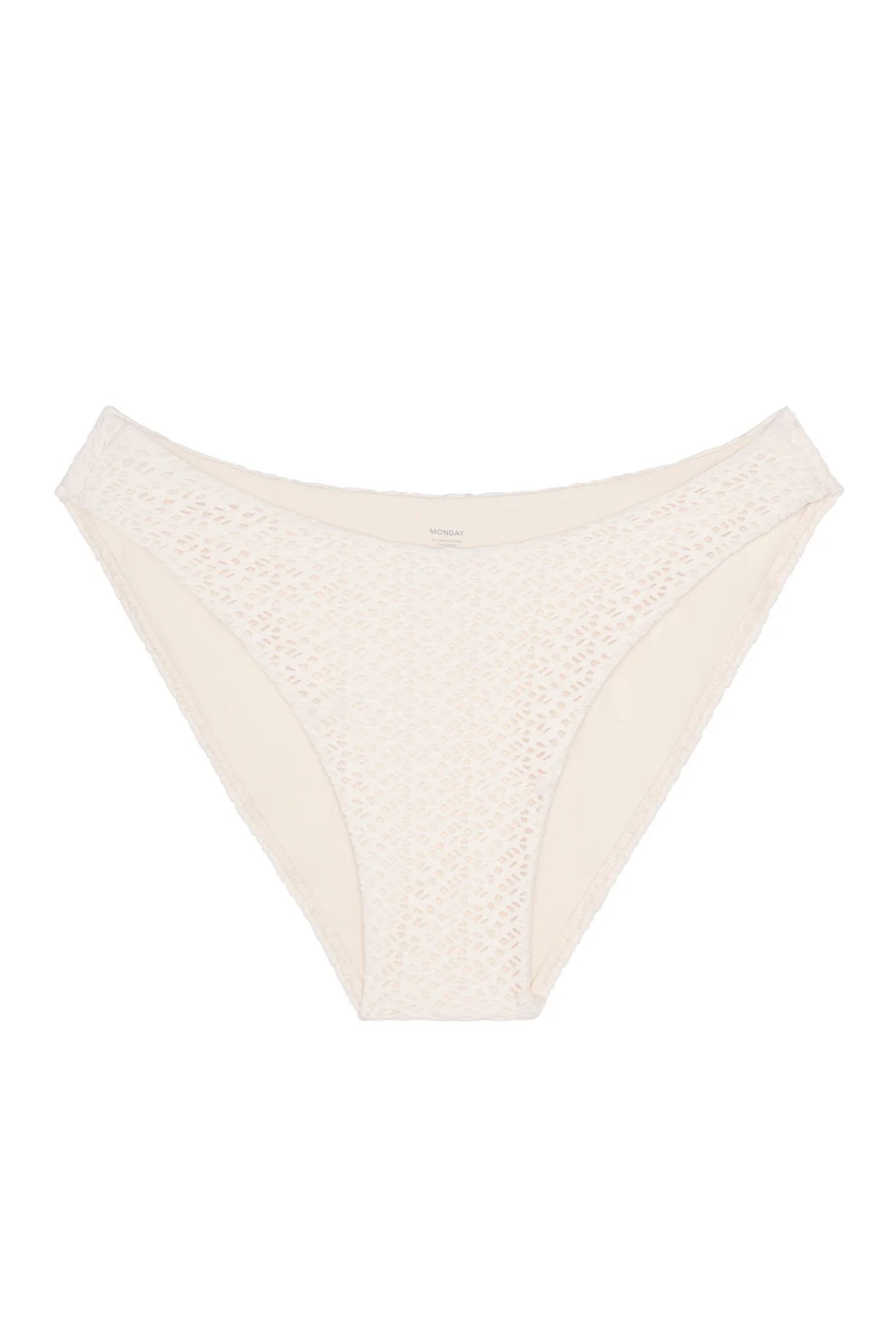 Seychelles Bottom - Ivory Crochet (Modest Coverage)