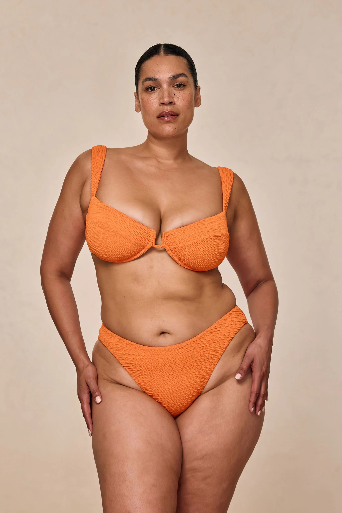 Seychelles Bottom - Tangerine Crinkle - Image 3