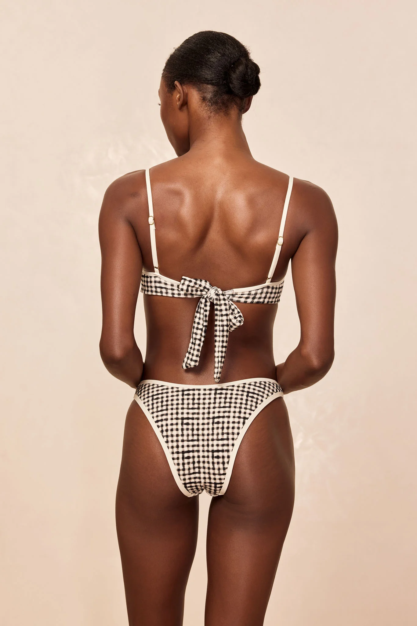 Somerset Bottom - Black Gingham - Image 4
