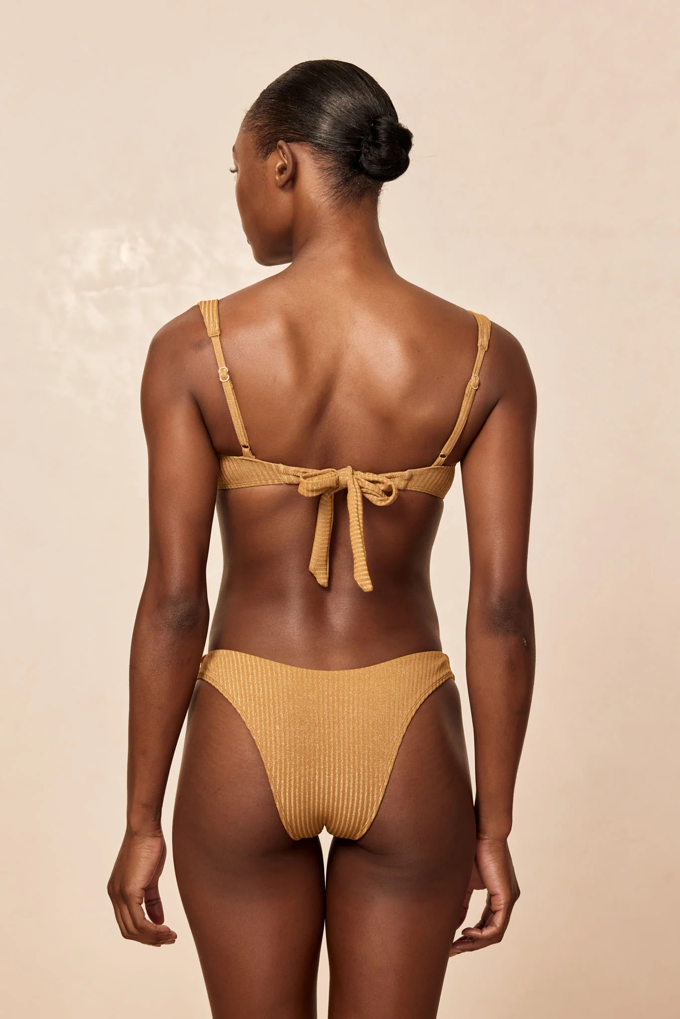 Byron Bottom - Antique Gold Lurex Rib - Image 4