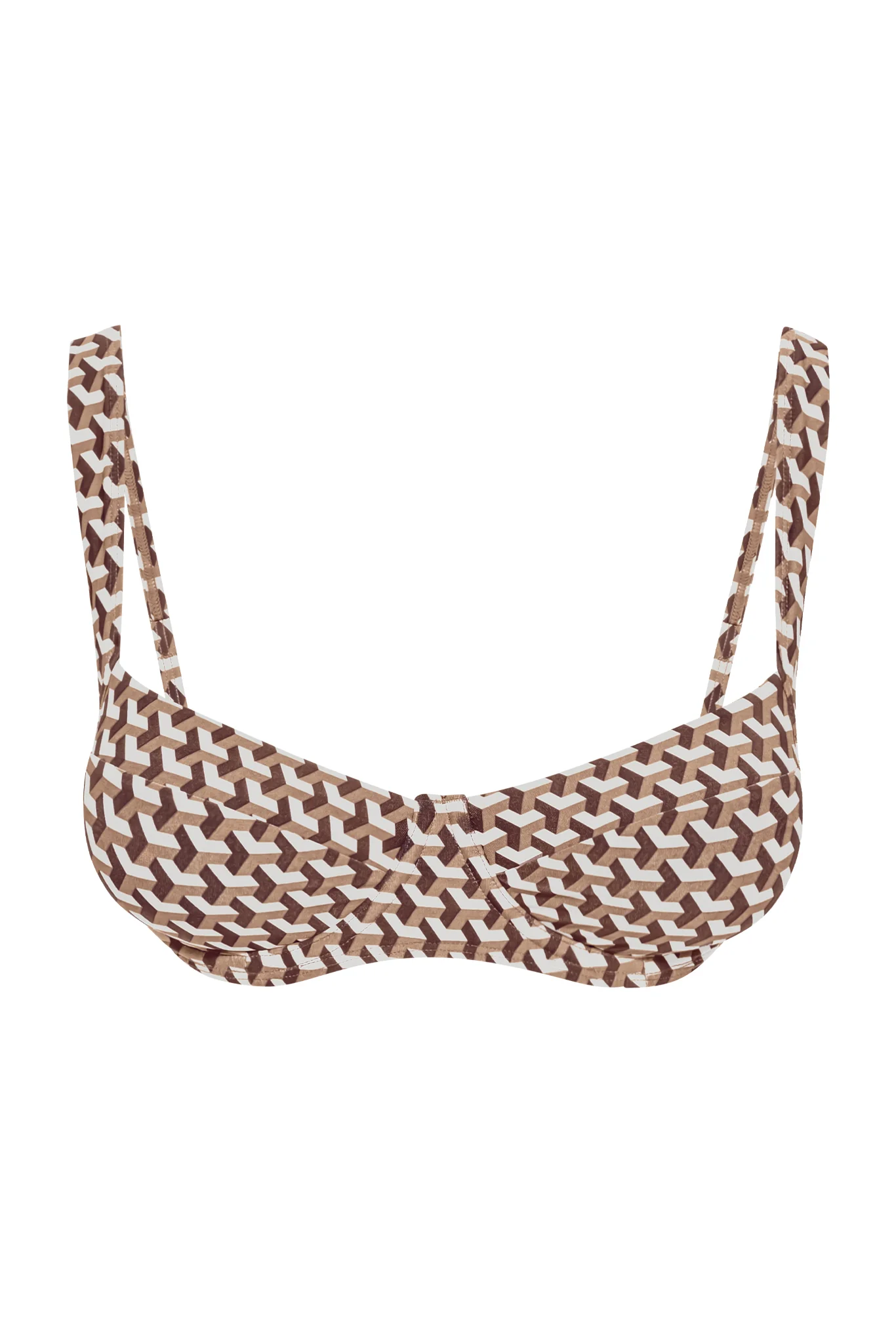 Sorrento Top - Husk Geo