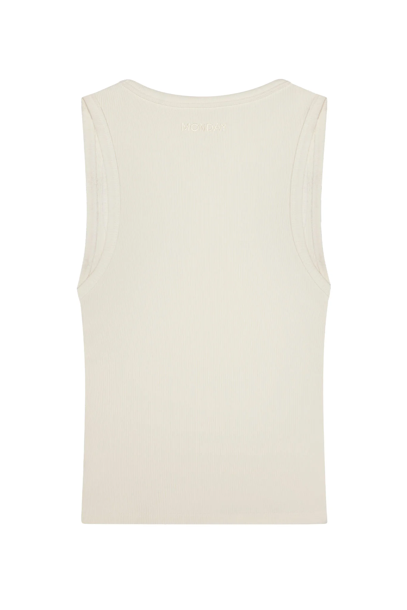 Tash Tank Long - Ivory Rib - Image 5