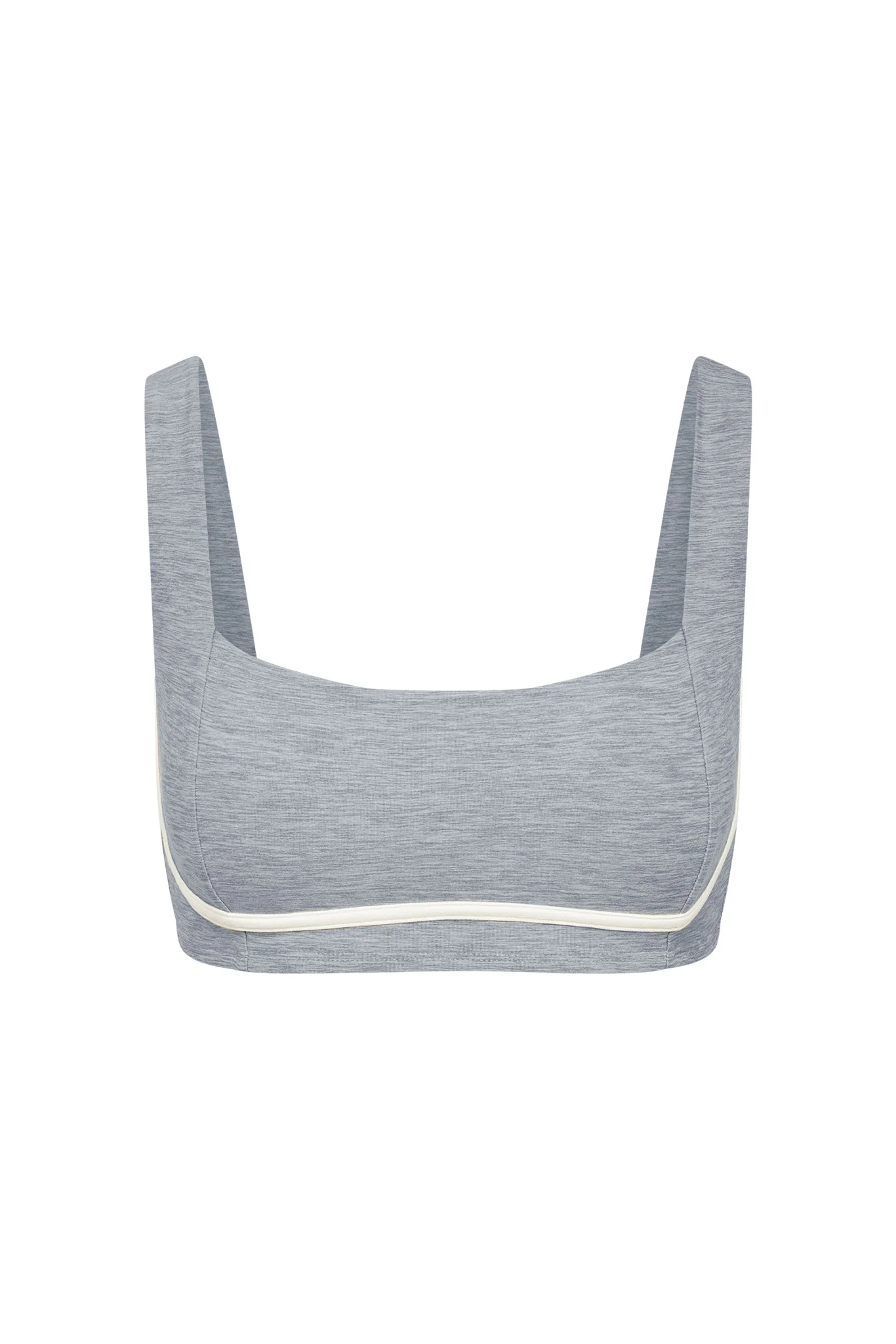 Zion Bra - Heather Grey/Ivory