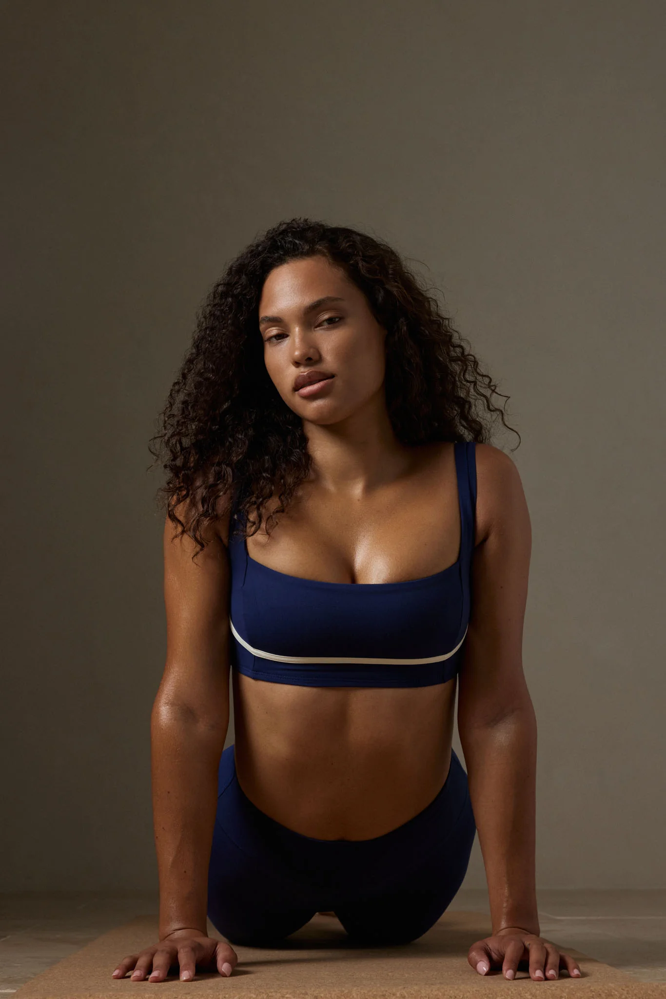 Zion Bra - Midnight/Ivory Jersey - Image 2