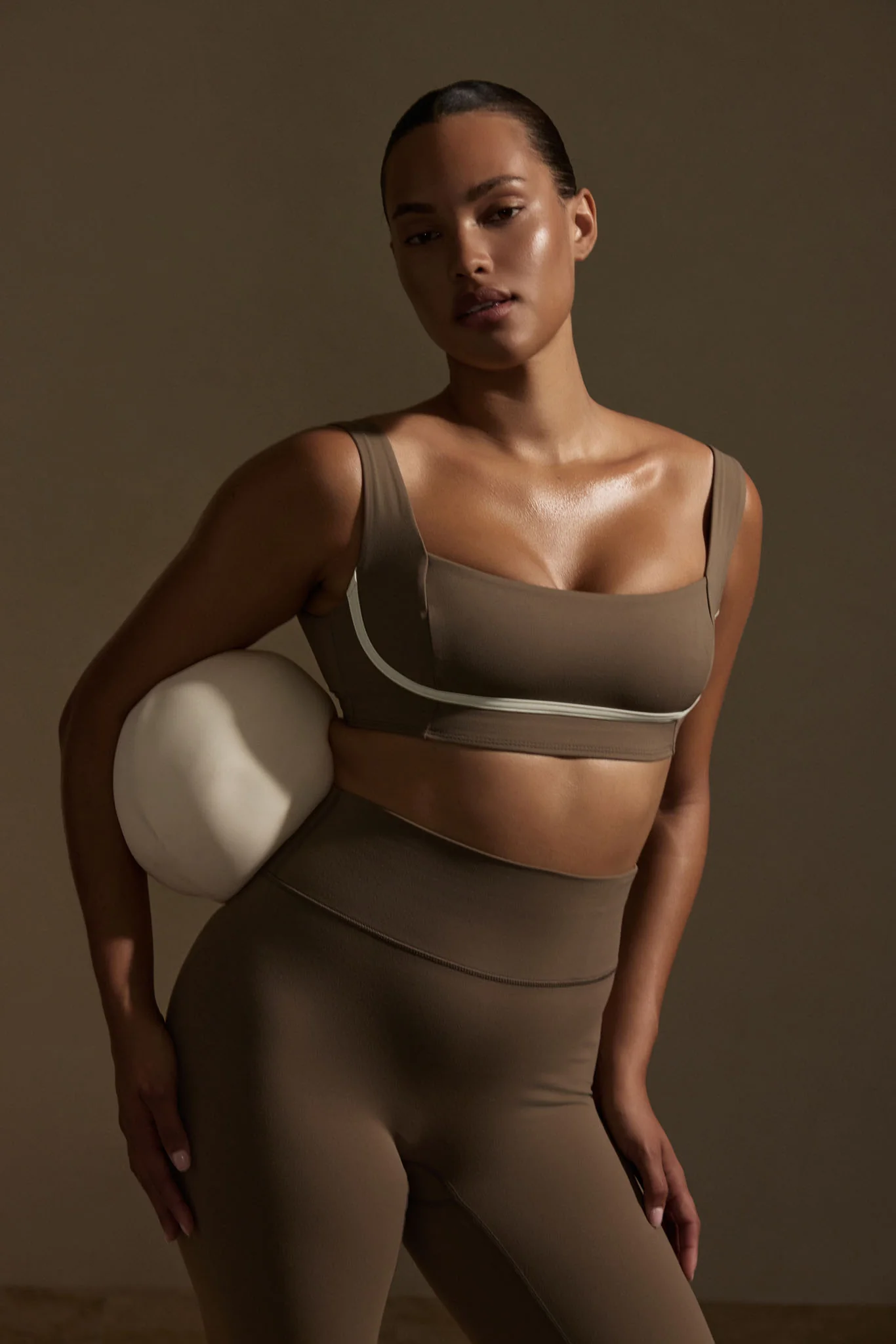 Zion Bra - Stone/Ivory Jersey - Image 2