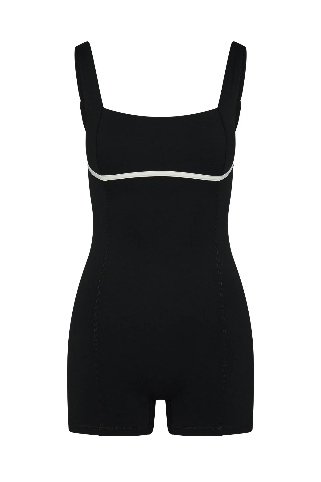 Zion Romper - Black/Ivory
