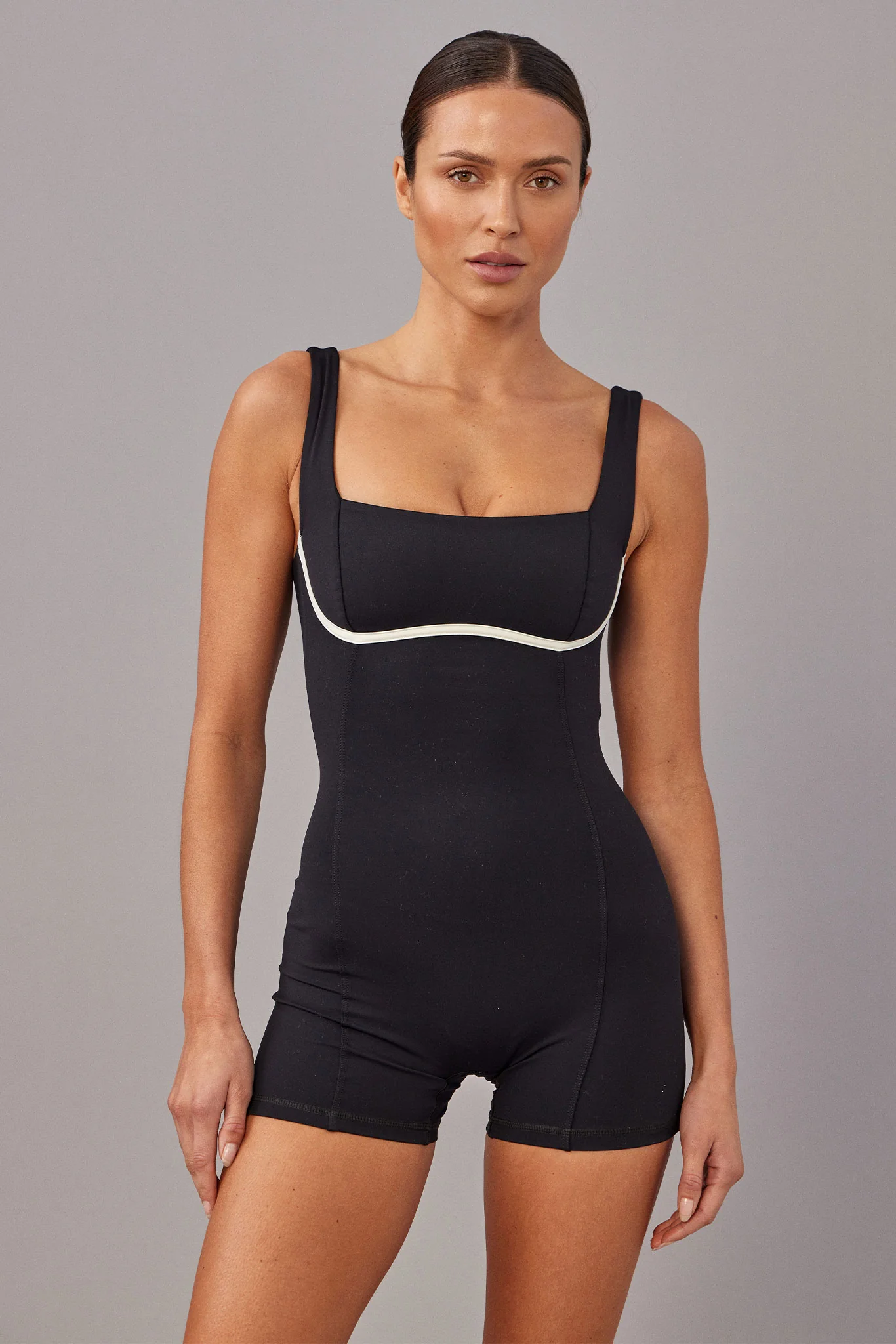 Zion Romper - Black/Ivory - Image 8
