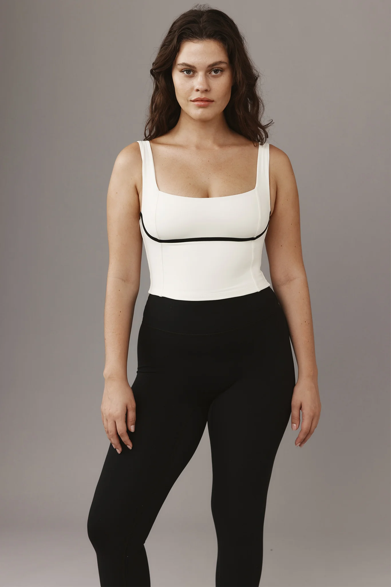 Zion Tank - Ivory/Black - Image 11